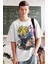 Oversize Dragon Ball Broly Baskılı T-Shirt, Unisex Anime Baskılı Tişört 2