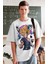 Oversize Dragon Ball Son Gohan Ex Baskılı T-Shirt, Unisex Anime Baskılı Tişört 2