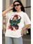 Oversize Demon Slayer Tanjiro Kamado Baskılı T-Shirt, Unisex Anime Baskılı Tişört 3