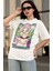 Oversize Demon Slayer Mitsuri Baskılı T-Shirt, Unisex Anime Baskılı Tişört 3
