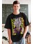 Oversize Dragon Ball Son Gohan Baskılı T-Shirt, Unisex Anime Baskılı Tişört 2