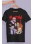 Oversize Chainsaw Man Karakterleri Baskılı T-Shirt, Unisex Anime Baskılı Tişört 1