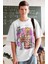 Oversize One Piece Donquixote Doflamingo Baskılı T-Shirt, Unisex Anime Baskılı Tişört 2