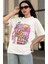 Oversize One Piece Donquixote Doflamingo Baskılı T-Shirt, Unisex Anime Baskılı Tişört 3