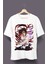 Oversize Demon Slayer Kokushibo Karakteri Tişört, Unisex Anime Baskılı T-Shirt 1