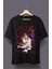 Oversize Demon Slayer Kokushibo Karakteri Tişört, Unisex Anime Baskılı T-Shirt 1