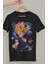 Oversize Dragon Ball Son Gohan Ex Baskılı T-Shirt, Unisex Anime Baskılı Tişört 1
