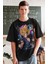 Oversize Dragon Ball Son Gohan Ex Baskılı T-Shirt, Unisex Anime Baskılı Tişört 2