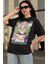 Oversize Demon Slayer Mitsuri Baskılı T-Shirt, Unisex Anime Baskılı Tişört 3