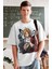 Oversize Fullmetal Alchemist Edward Elric Baskılı T-Shirt, Unisex Anime Baskılı Tişört 2