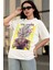Oversize Dragon Ball Son Gohan Baskılı T-Shirt, Unisex Anime Baskılı Tişört 3