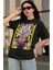 Oversize Dragon Ball Son Gohan Baskılı T-Shirt, Unisex Anime Baskılı Tişört 3