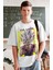 Oversize Dragon Ball Son Gohan Baskılı T-Shirt, Unisex Anime Baskılı Tişört 2