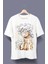 Oversize Gear 5 Luffy Baskılı Tişört, Unisex Anime Baskılı T-Shirt 1