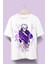 Oversize Tasarım Gojo Baskılı Tişört, Unisex Anime Baskılı T-Shirt 1