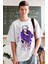 Oversize Tasarım Gojo Baskılı Tişört, Unisex Anime Baskılı T-Shirt 2
