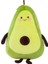 Avokado Peluş Oyuncak Bebek Yastık Büyük Uyuyan Bez Bebek (Yurt Dışından) 1