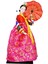 Geyşa Kimono Heykelcik Dekorasyon Tahl Zanaat Hanbok 4 (Yurt Dışından) 1