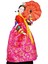 Geyşa Kimono Heykelcik Dekorasyon Tahl Zanaat Hanbok 4 (Yurt Dışından) 3
