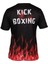 Dijital Baskılı Kick Boks Bisiklet Yaka Spor T-shirt Kbt083 2