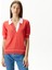 Nautıca Kadın Kırmızı Relaxed Fıt Kısa Kollu Triko 45S001T.6QB 1