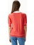 Nautıca Kadın Kırmızı Relaxed Fıt Kısa Kollu Triko 45S001T.6QB 2