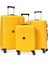 5241 Polipropilen 3 Lü Valiz Seti Sarı 1