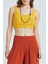 Havuz Yaka Crop Bluz Hardal 5