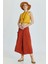 Beli Lastikli Basic Crop Bluz Hardal 2