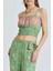 Askılı Bohem Crop Bluz Yeşil 5