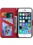 Iphone 5 / 5s / Se Için Flip Case Cüzdan Deri Kılıf Kapak Basit (Yurt Dışından) 5