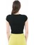Örme Crop Body, Kısa Kollu Büzgülü - Zazel 5