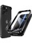 iPhone 14 Pro Kılıf Metal Bumper Land Kapak + Nano Ekran Koruyucu 1