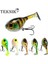 B Tarzı 1 Parça Teknık Bebek Deraball Swimbait Yumuşak Cazibesi Balon Balığı G Yapay Silikon Yem Kanca ile Bas Balıkçılık Pike Cazibesi (Yurt Dışından) 2