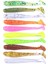 SO041-5 Stili 5 cm Ack Yumuşak T Kuyruk Balıkçılık Cazibesi Seti Grub Solucan Swimbaits Silikon Yemler Pesca Bas Sazan Olta Takımı Silikon Yem (Yurt Dışından) 4