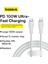Pudding Serisi İPhone 14 13 12 11 x 7 8 Serileriyle Uyumlu 20W Hızlı Şarj ve Data Aktarım Kablosu 3