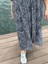 Minik Leopar Desen Maxi Şifon Elbise 5