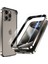 iPhone 15 Pro Max Kılıf Metal Bumper Land Kapak + Nano Ekran Koruyucu 1