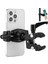 Golf Arabası/mikrofon Standı/alışveriş Sepeti/korkuluk/gidon/çubuk Için Telefon Tutucu, 3,5 ~ 7,5 Inç Iphone/nexus/htc/lg/akıllı Telefon Için Uygun, 360° Ayarlanabilir Klips Alümin (Yurt Dışından) 1