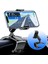 Araba Kontrol Paneli Telefon Klipsi Tutucu, 360° Dönen Çizgi Direksiyon Cep Telefonu Kelepçe Montaj Standı 4-7 Inç Akıllı Telefonlarla Uyumlu (Siyah) (Yurt Dışından) 1