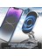 Adet Katlanır Manyetik Telefon Tutucu, 2 Metal Plakalı Alaşım Katlanır Manyetik Araç Telefonu Tutucu, Araç Manyetik Telefon Tutucu, Tüm Telefonlar Için 360° Döndürülebilir Manyetik (Yurt Dışından) 3