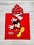Mickey Baskılı Çocuk Panço Plaj Havlusu 1