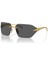 PR A55S 15N5S0 71 Erkek Gold Metal Geometrik Güneş Gözlüğü 1