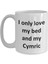 Komik Cymric Kupa - Love My Bed ve Cymric Cat Kahve Fincanı - Ingilizce Kahve Kupa 3