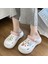 Kalın Tabanlı Eva Crocs Kadın Yaz Giyim Platformu Tabanlı Baotou Yarı Sürükleme Kaymaz Moda Yükseltme Plaj Sandalet (Yurt Dışından) 1