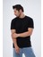 Erkek Basic T-Shirt Rahat Kesim Hissedilmeyen Doku Hava Alan Kumaş 5