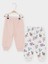 Lisanslı Kız Bebek 2'li Patiksiz Pantolon MN21786 4