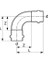 Paslanmaz Dirsek 90° (15X15X1,5 Mm) (Defender) 2