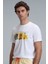 Erkek June Modern Grafik T-Shirt 111020192 Beyaz 3