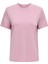 Kadın Onlfree Bisiklet Yaka Kısa Kollu T-Shirt 15290959 Lavanta 1
